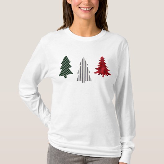 Country Christmas Trees Shirt (Voorkant)