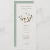 Country Citrouille Thanksgiving Dinner Menu (Devant / Derrière)