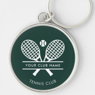 Country Club Naam Tennis Team Green Custom Sleutelhanger
