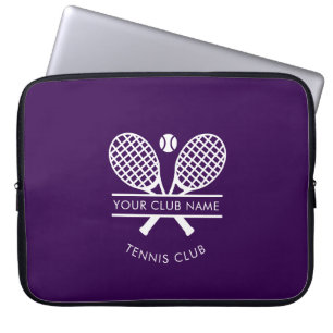 Country Club Naam Tennis Team Uitrusting Custom Laptop Sleeve
