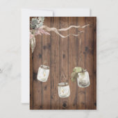 Country Cottage Horse Faire-part de mariage (Dos)