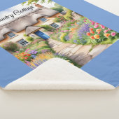 "Country Cottage" Sherpa Deken (3/4)