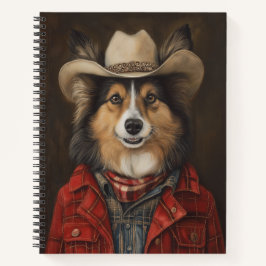 Country Cowboy Shetland Sheepdog | Sheltie Notitieboek