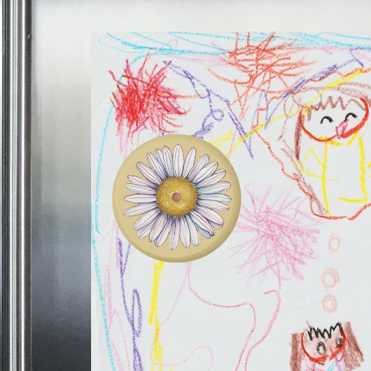 Country Daisy Magneet