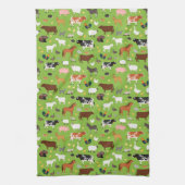 Country Farm Serviettes de cuisine - Animaux de fe (Vertical)