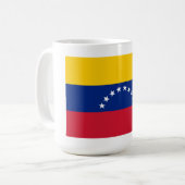 Country flag of Venezuela custom coffee mug (Devant gauche)