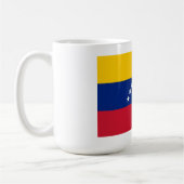Country flag of Venezuela custom coffee mug (Gauche)
