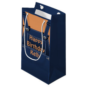 Country Folk Overalls Custom Birthday MGB Klein Cadeauzakje