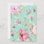 Country Garden Floral Baby shower Invitation (Dos)