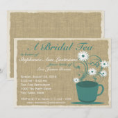 Country Garden Tea Party Kaart (Voorkant / Achterkant)