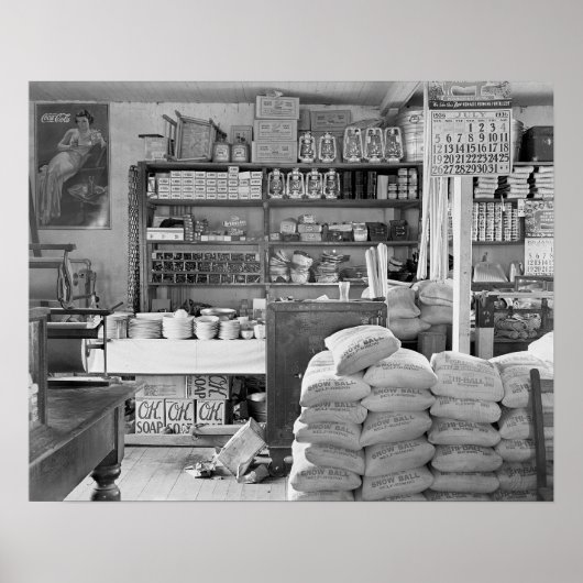 Country General Store, 1936.  foto Poster (Voorkant)