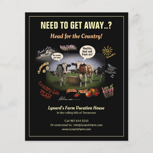 Country Getaway Flyer (Voorkant)