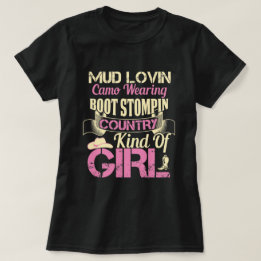 Country Girl Quotes Ladie's T-Shirt