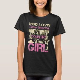 Country Girl Quotes Ladie's T-Shirt