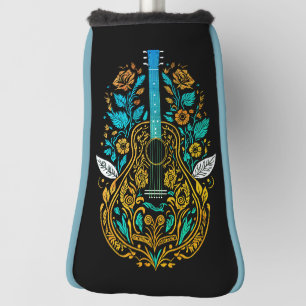 country gitaar kunst golfheadcover