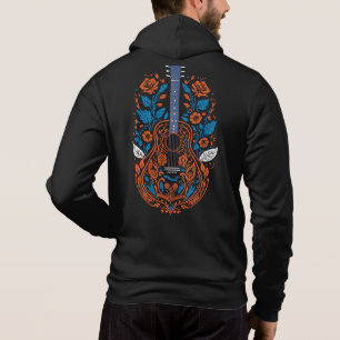 country gitaar kunst hoodie