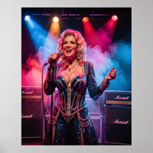 Country Glamour Onder Podiumlichten Poster