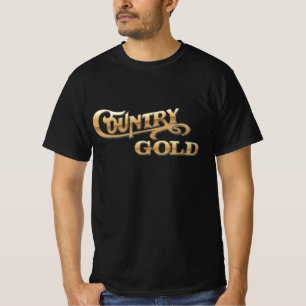 Country Gold Beau Dandy Westerse Stijl T-shirt