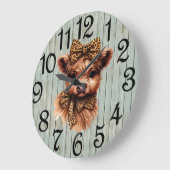 Country Highland Calf Grote Klok (Hoek)