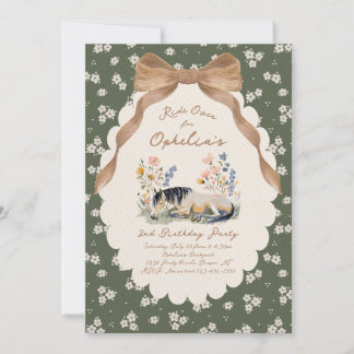 Country Horse Birthday Invitation