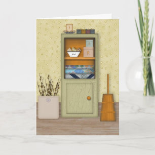 Country Hutch Verjaardag Kaart