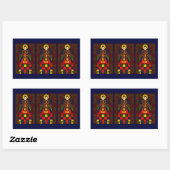 Country Kerstengel Sticker (Vel)