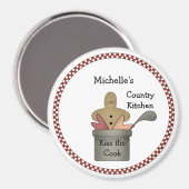 Country Kiss the Cook Magnet (Recto/Verso)