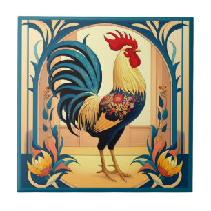 Country Manor Rooster Tegeltje