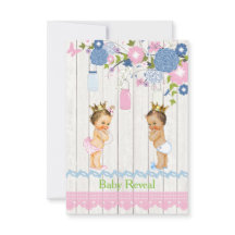 Country Mason Jar Baby onthult uitnodiging