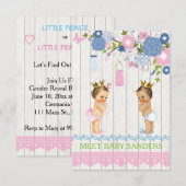 Country Mason Jar Baby Reveillez Invitation (Devant / Derrière)