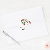 Country Mason Jar Christmas Gift Label Sticker (Envelop)