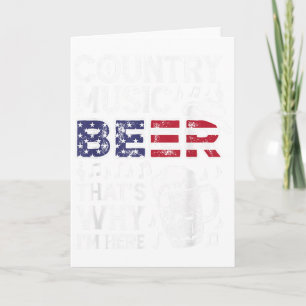 Country Music Bier Dat Is Waarom Ik Hier Usa Ameri Kaart