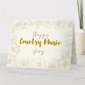 Country Music Day Kaart (Voorkant)