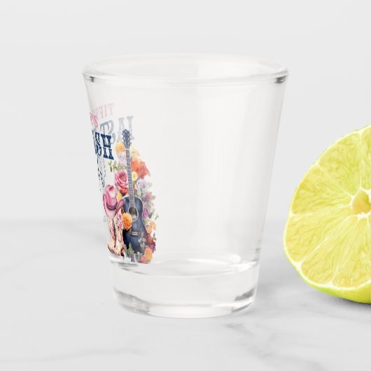 Country Music Laatste Bash in Nash Bachelorette Shot Glas (Rechts)