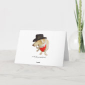 Country Music & Labs  verjaardag Kaart (Achterkant)