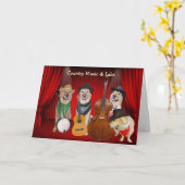 Country Music & Labs  verjaardag Kaart (Gele Bloem)