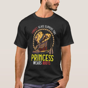 Country Music Prinses Cowgirl Laarzen Rodeo Prinse T-shirt