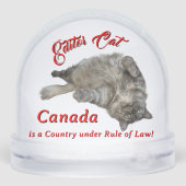 Country of Canada by RoseWrites Sneeuwbol (Achterkant)