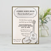 Country party thème Invitation - Obtenez votre Cas (Debout devant)