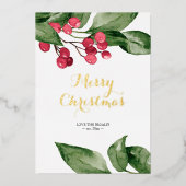 Country Photo Joyeuses Cartes de Noël (Recto)