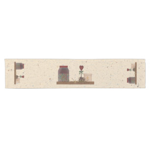 Country Primitives Table Runner Korte Tafelloper