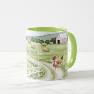 Country Road Farm Kip Roze Strik Mok