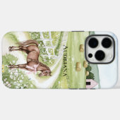 country road horse Case-Mate iPhone case (Achterkant (horizontaal))