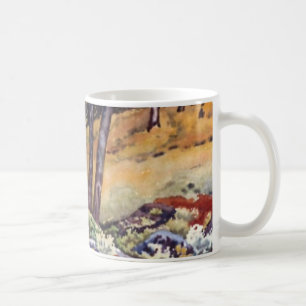 Country Road Mug rural ouvert champs boisés