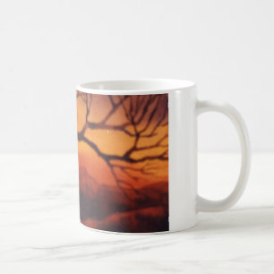 Country Road Mug soleil rural coucher de soleil ar
