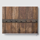 Country Rustic Lavendel Mason Jar Vrijgezellenfees Gastenboek (Achterkant)