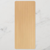 Country Rustic Orange Mason Jars Mariage Carte Men (Dos)