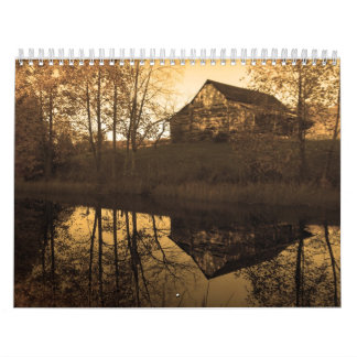 Country Sepia Calendar Kalender