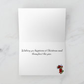 Country Snowman - Carte de Noël (Intérieur)