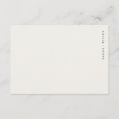 Country Spring Floral Landschap Trouwdetail Informatiekaartje (Achterkant)